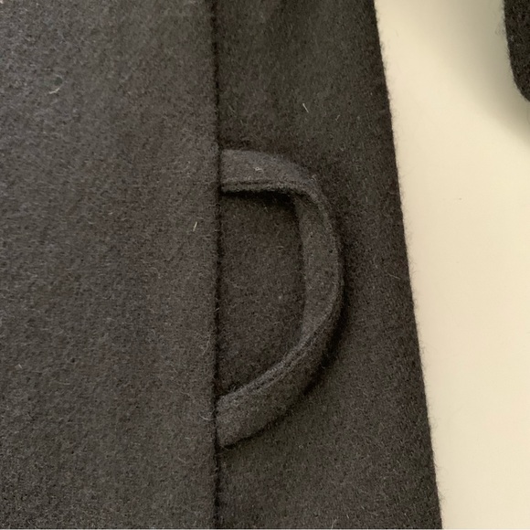 “Isabel Oliver” Black Wool Blend Shawl Jacket size S - Picture 7 of 12